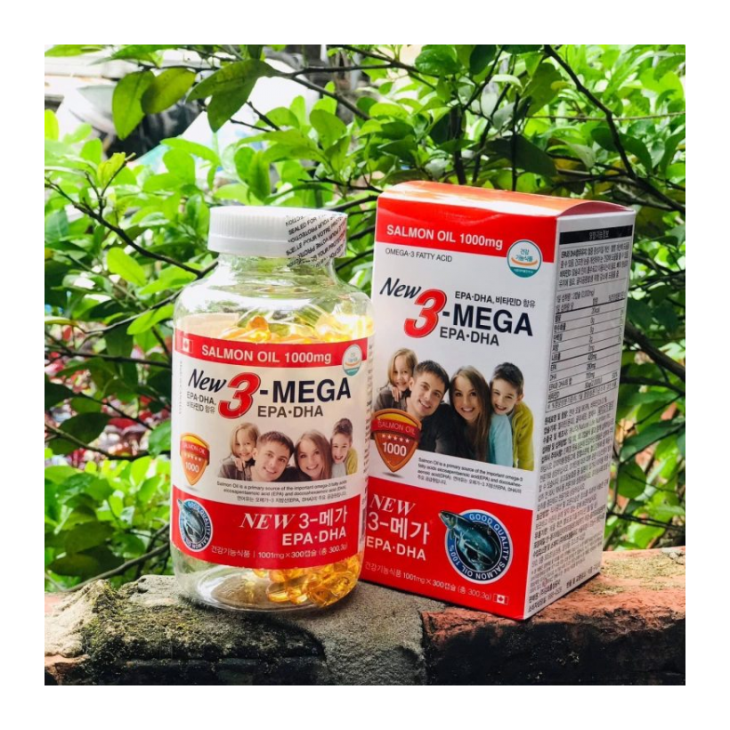 Dầu cá Omega 3 Hàn Quốc 1000mg 300 viên
