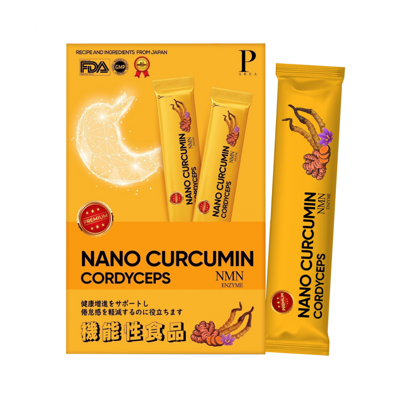 Thạch Nghệ NMN Đông Trùng Hạ Thảo Parea Nano Curcumin Cordyceps