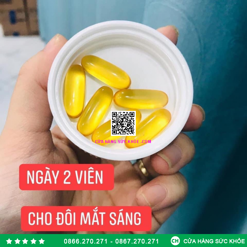 Mỗi ngày 2 viên để cho đôi mắt sáng hơn bộ não khỏe hơn Mỗi ngày 2 viên để cho đôi mắt sáng hơn bộ não khỏe hơn
