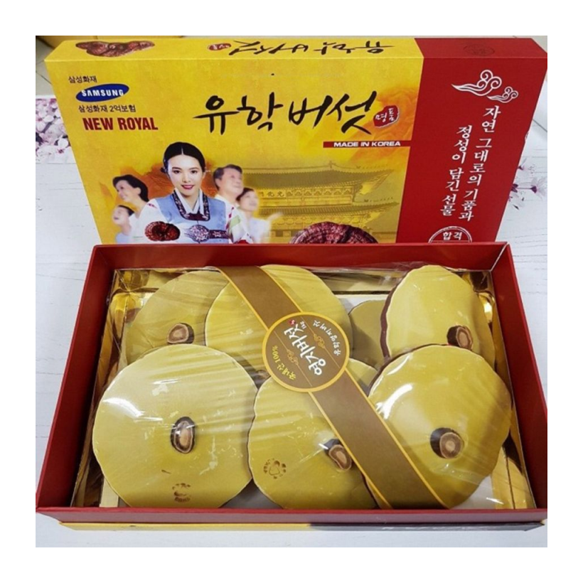 Nấm Linh Chi Vàng Nguyên Tai New Royal Hộp 1kg