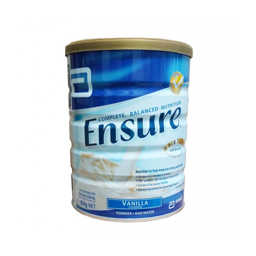  Sữa Ensure Úc 850g Hương Vani Giàu Dinh Dưỡng